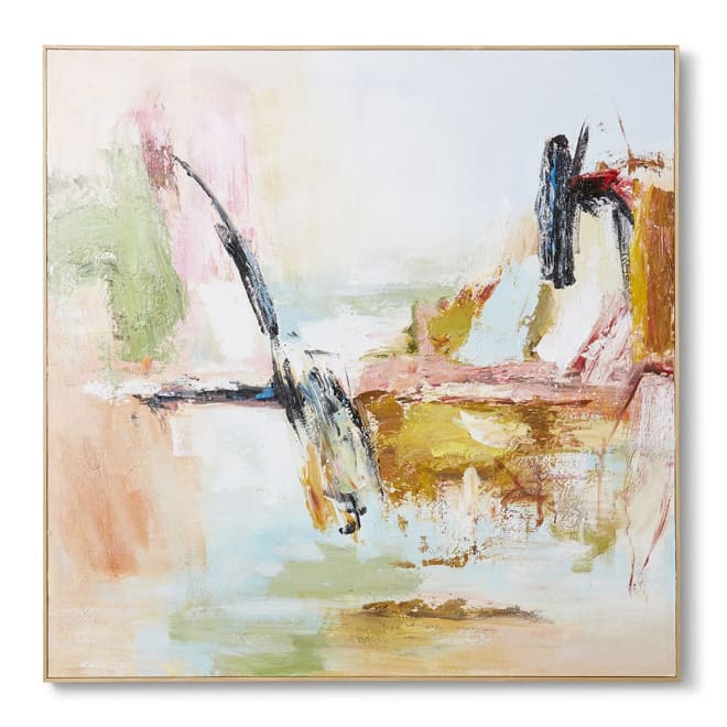Kaylani Oil Painting Multi - 120 x 5 x 120cm