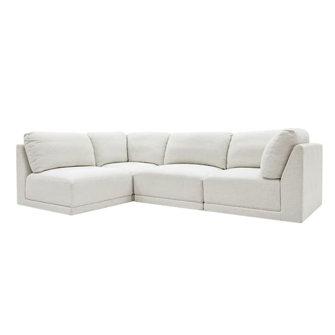 Emily Modular Sofa California Ivory - 4 Piece color California Ivory