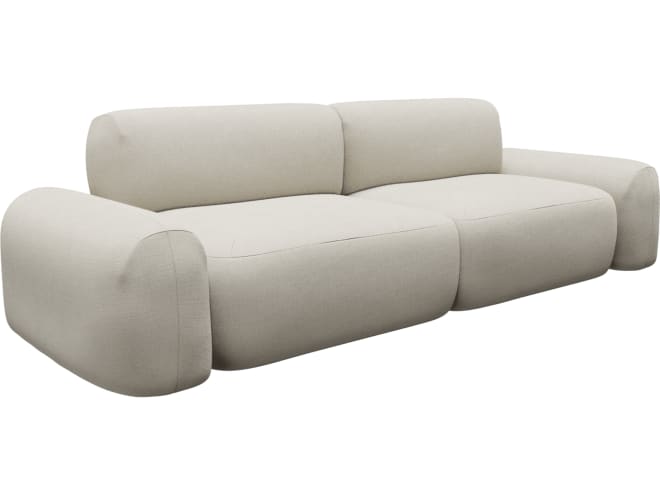 Beckett Toorak Pearl Modular Sofa - 2 Seater color Toorak Pearl