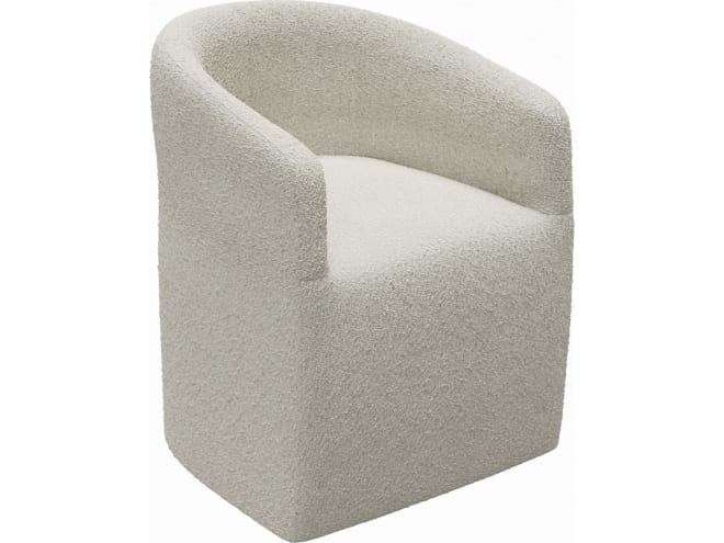 Bowery Dining Chair Boucle Ivory color Boucle Ivory