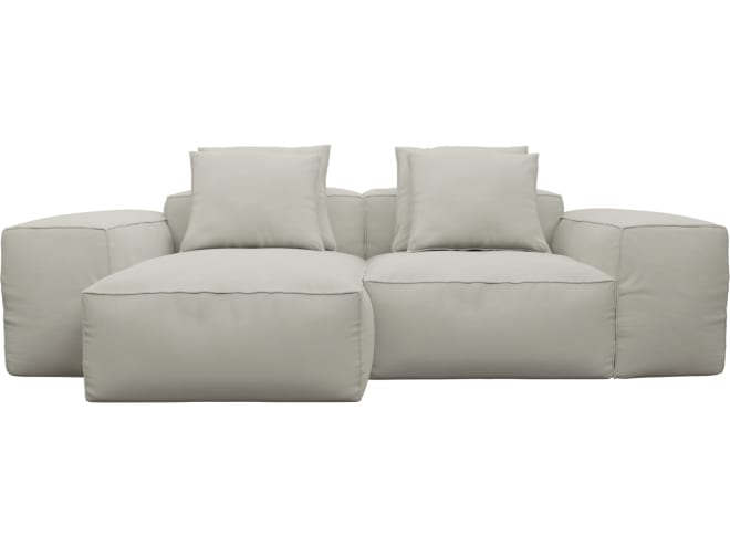 Riley California Ivory Modular Sofa - 2 Seater Chaise color California Ivory