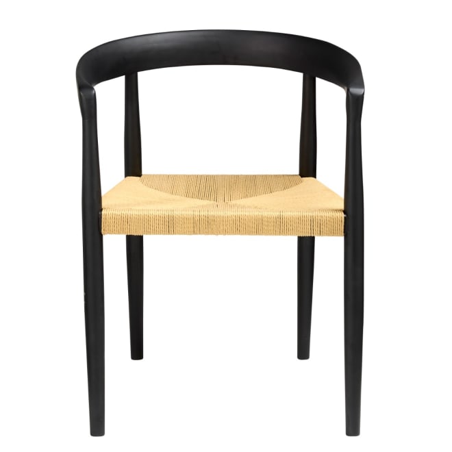 Raffa Dining Chair Black color Black