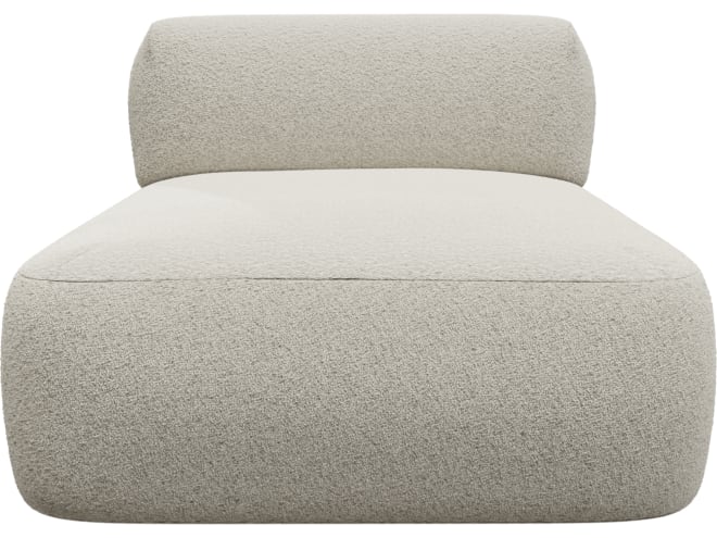 Beckett Boucle Ivory Sofa Module Chaise color Boucle Ivory