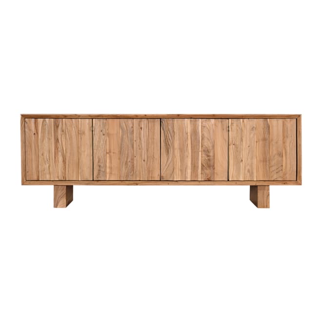 Linee Acacia Natural TV Unit - 200cm color Natural