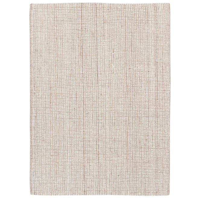 Boucle Wool Rug - Ivory color Ivory