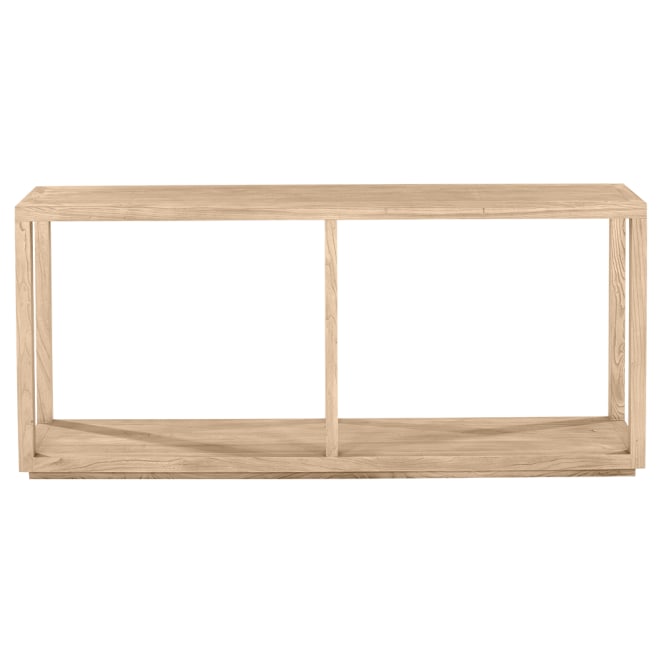 Coast Reclaimed Elm Console Table color Natural