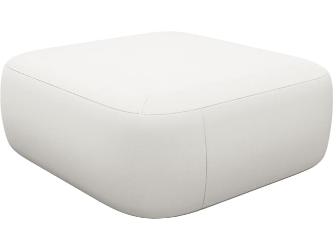 Beckett Tribute Ice Sofa Module Ottoman color Tribute Ice