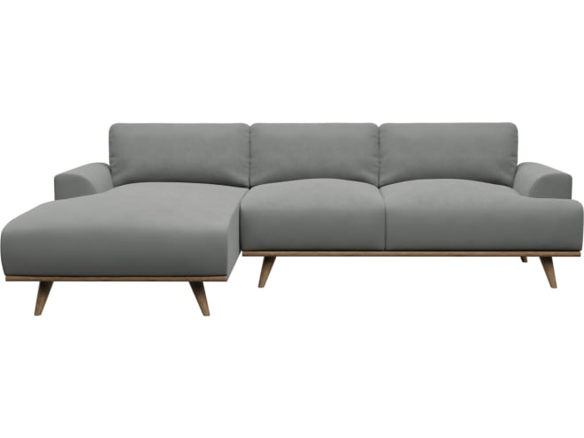Dane Maya Flint Chaise Sofa - 3 Seater color Maya Flint