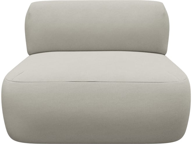 Beckett California Ivory Sofa Module Armless color California Ivory