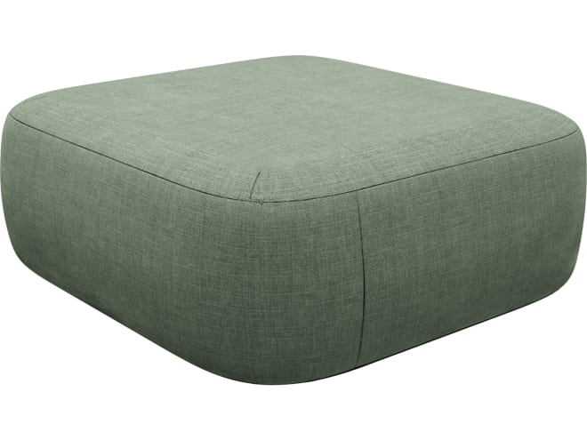 Beckett Tribute Dark Jade Sofa Module Ottoman color Tribute Dark Jade