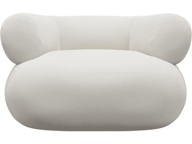 Colette Tribute Ice Swivel Armchair color Tribute Ice