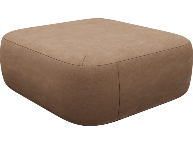 Beckett Tribute Chestnut Sofa Module Ottoman color Tribute Chestnut
