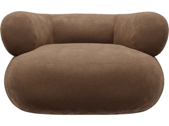 Colette Tribute Chestnut Swivel Armchair color Tribute Chestnut