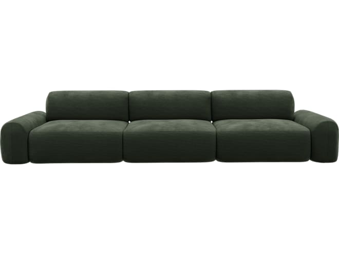 Beckett Muse Forest Modular Sofa - 3 Seater color Muse Forest