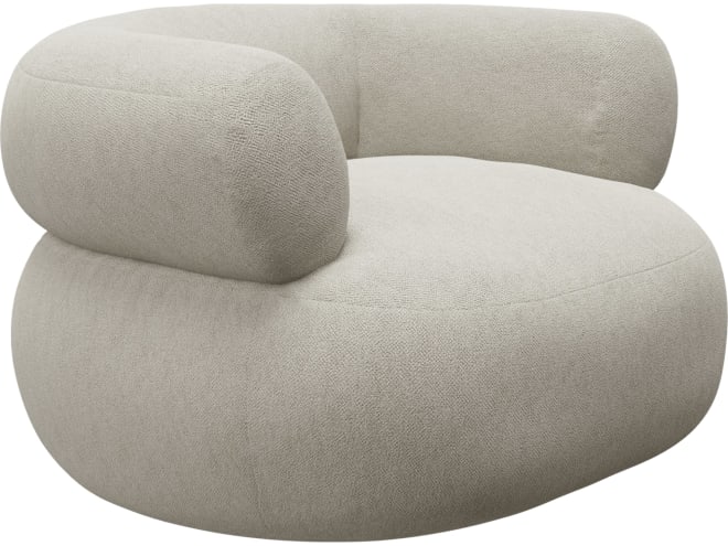 Colette Noa Desert Swivel Armchair color Noa Desert