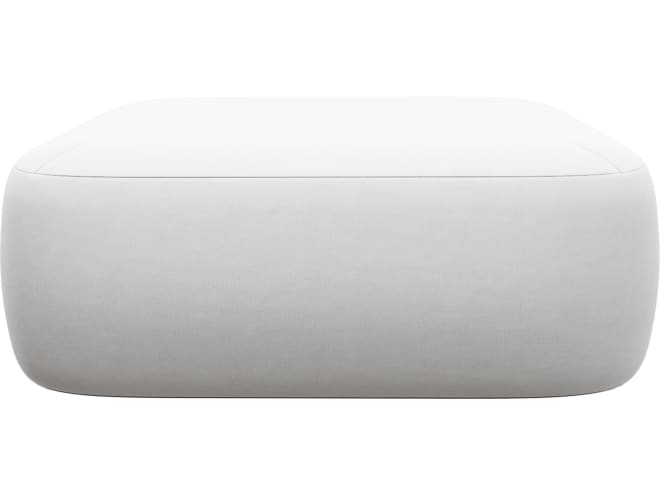 Beckett Muse Frost Sofa Module Ottoman color Muse Frost