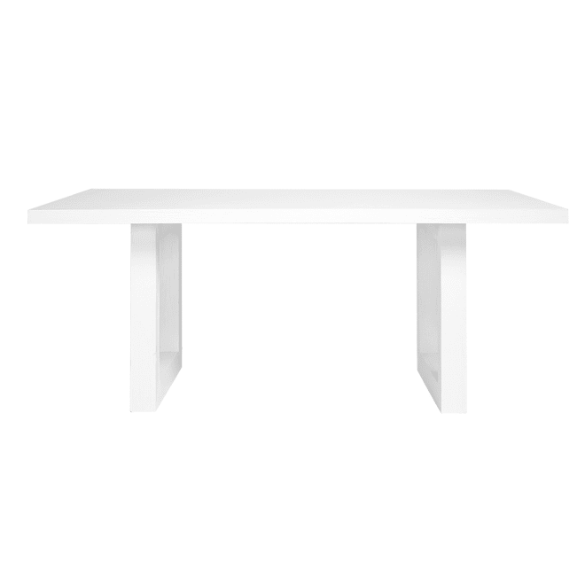 Deckler Dining Table White - 180/210/240/270 x 100/100/110/110 x 76cm color White
