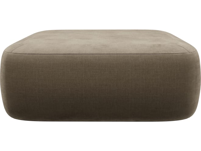 Beckett Tribute Walnut Sofa Module Ottoman color Tribute Walnut