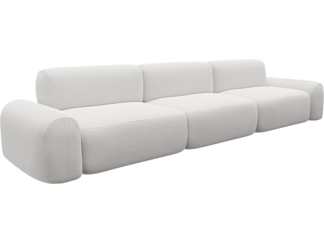 Beckett Muse Frost Modular Sofa - 3 Seater color Muse Frost