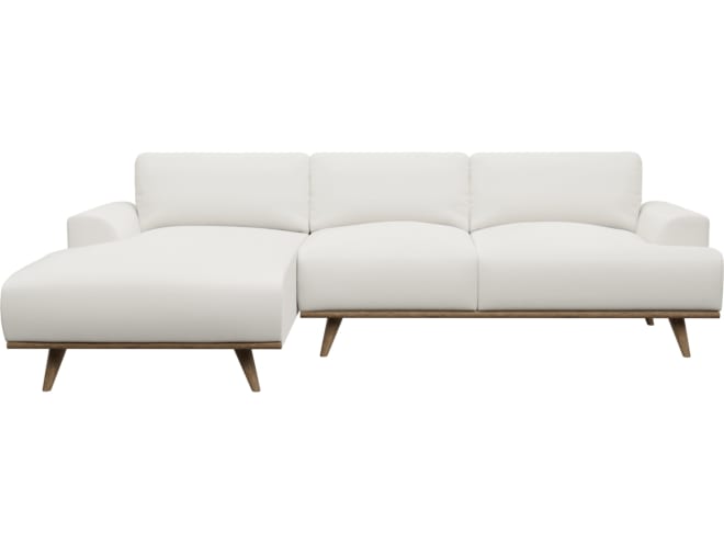 Dane Tribute Ice Chaise Sofa - 3 Seater color Tribute Ice