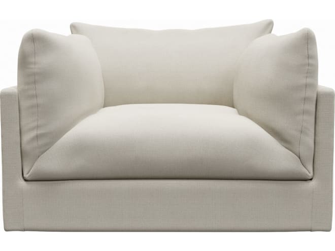 Finley Toorak Pearl Armchair color Toorak Pearl