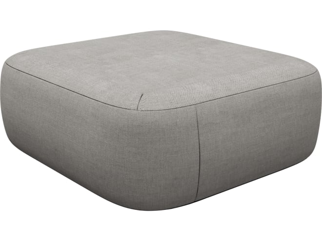 Beckett Isla Soft Grey Sofa Module Ottoman color Isla Soft Grey