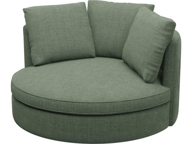 Adore Tribute Dark Jade Swivel Chair color Tribute Dark Jade