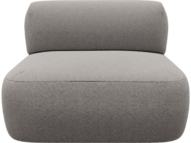 Beckett Boucle Pumice Sofa Module Armless color Boucle Pumice