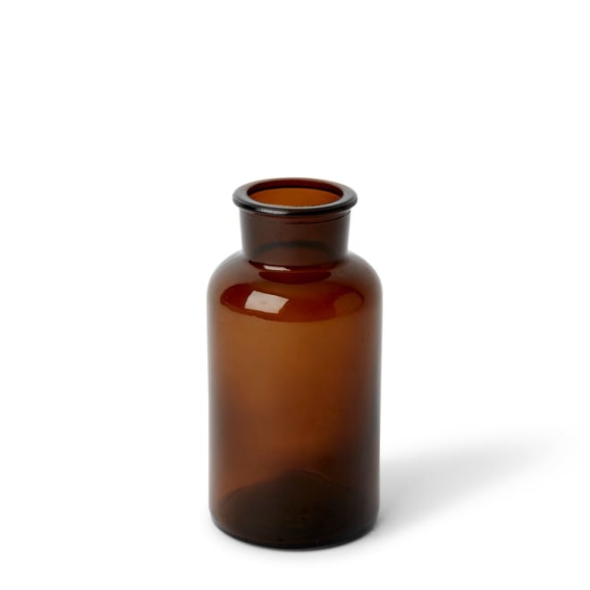 Specimen Bottle Brown - 8 x 8 x 16cm color Brown