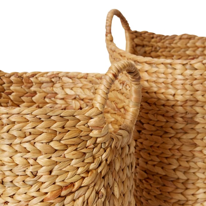Carlita Basket Set 3 - 30 x 30 x 38cm / 36 x 36 x 42cm / 40 x 40 x 46cm 