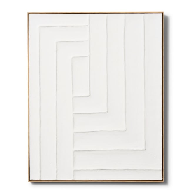 Brooklyn Modern 3D Hand Painted Wall Art - 80 x 5 x 100cm