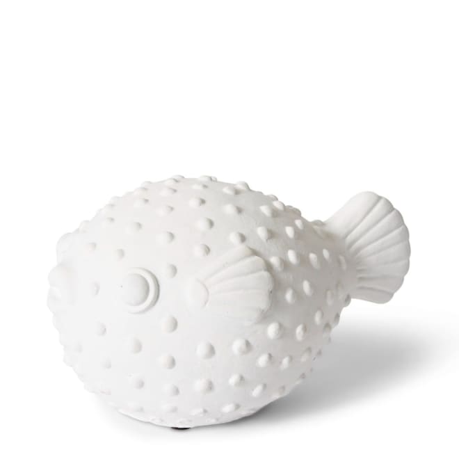 Blow Fish Sculpture - 18 x 12 x 10cm 