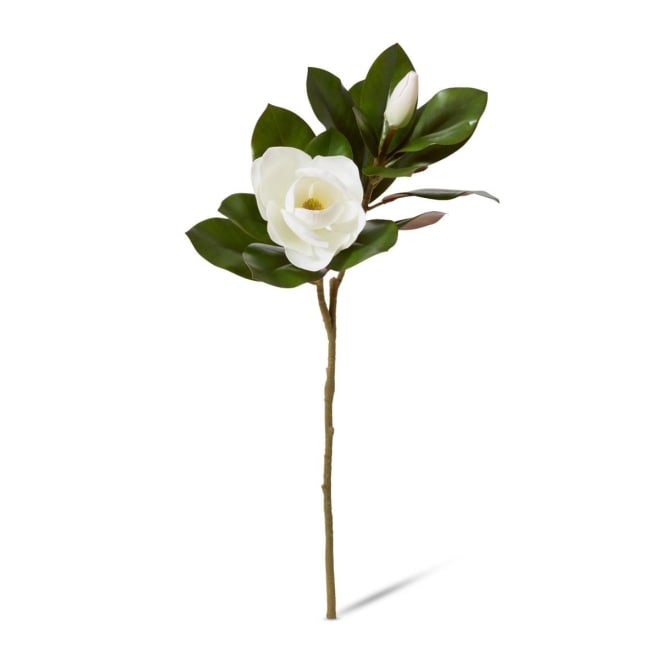 Magnolia Grand Flower With Bud & Leaves - 40 x 34 x 76cm 