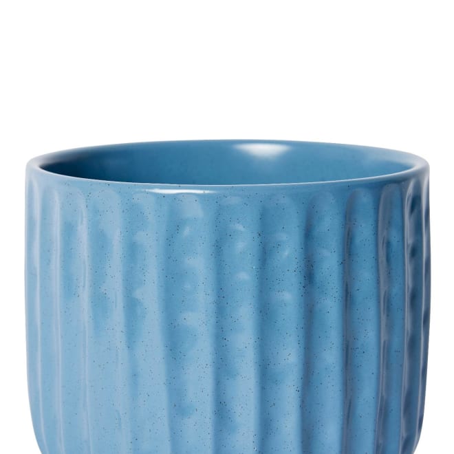 Emery Pot Blue - 17 x 17 x 15cm color Blue