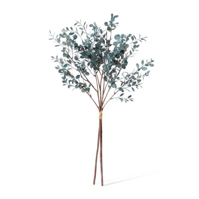 Eucalyptus Decor Bundle - 25 x 25 x 72cm color Dusty Blue