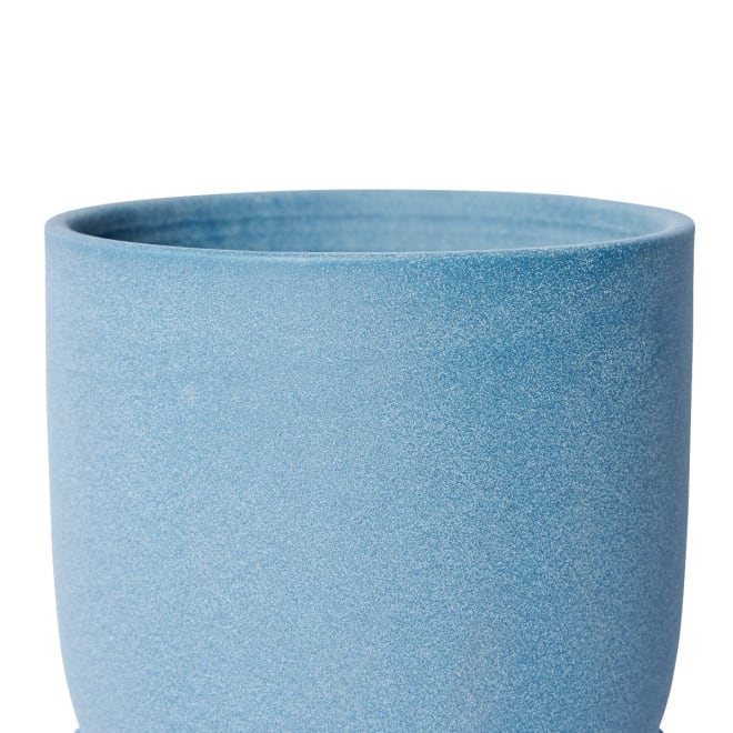 Allegra Pot w. Saucer - 15 x 15 x 15cm color Blue