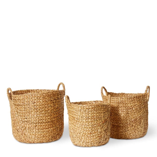 Carlita Basket Set 3 - 30 x 30 x 38cm / 36 x 36 x 42cm / 40 x 40 x 46cm