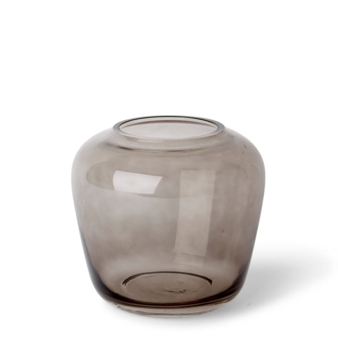 Brice Vase - 20 x 20 x 19cm color Smoky Grey