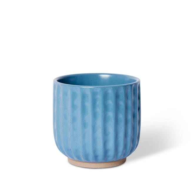 Emery Pot Blue - 14 x 14 x 13cm color Blue
