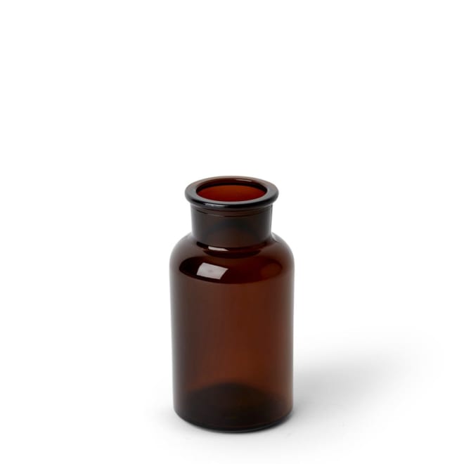 Specimen Bottle Brown - 7 x 7 x 13cm color Brown