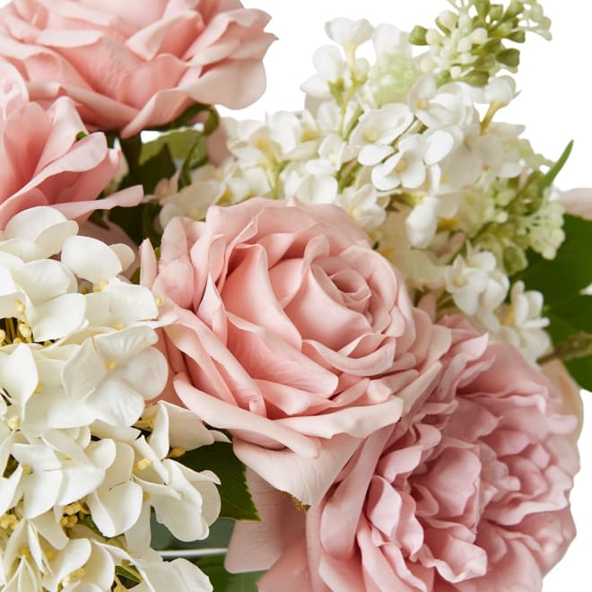 Estella Arrangement Dusty Pink/White - 42 x 38 x 40cm color Dusty Pink/White