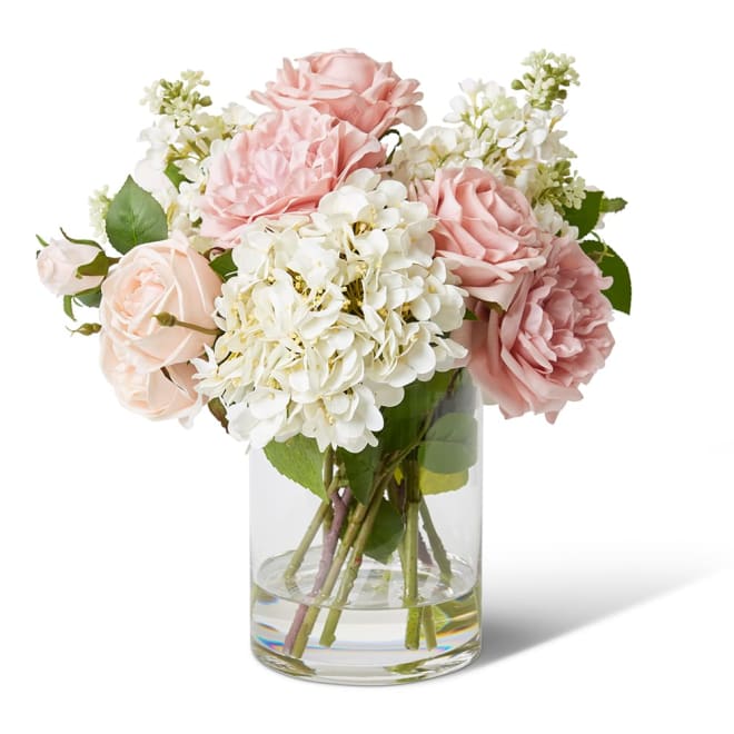 Estella Arrangement Dusty Pink/White - 42 x 38 x 40cm color Dusty Pink/White