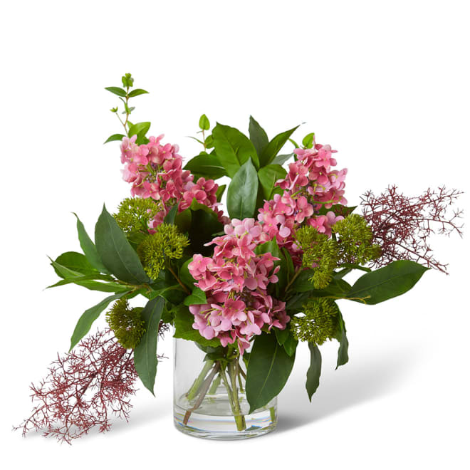 Adelaide Arrangement Pink/Burgundy/Green - 54 x 58 x 60cm color Pink/Burgundy/Green