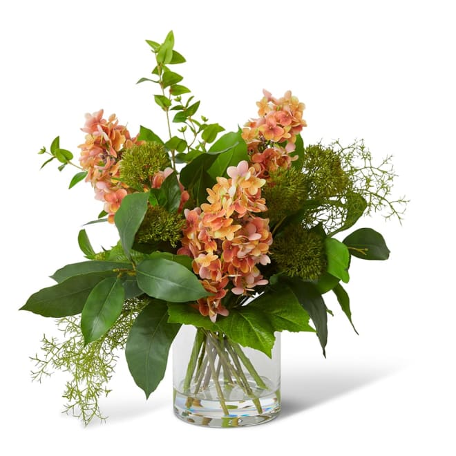 Adelaide Arrangement Orange/Green - 54 x 58 x 60cm color Orange/Green