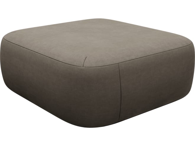 Beckett Muse Mink Sofa Module Ottoman color Muse Mink