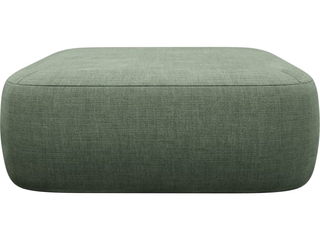 Beckett Tribute Dark Jade Sofa Module Ottoman color Tribute Dark Jade