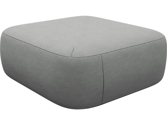 Beckett Maya Flint Sofa Module Ottoman color Maya Flint
