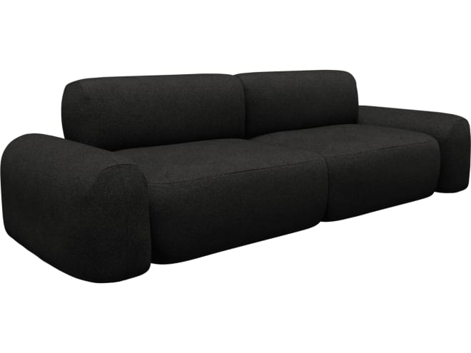 Beckett California Charcoal Modular Sofa - 2 Seater color California Charcoal