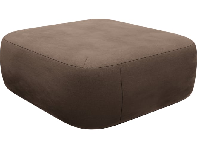 Beckett Muse Chocolate Sofa Module Ottoman color Muse Chocolate