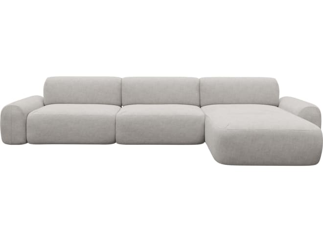 Beckett Avon Mineral Chaise Sofa - 3 Seater color Avon Mineral